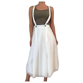 Autre Marque Song for the Mute Saia-calça de nylon branco Branco