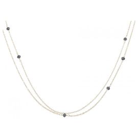 Autre Marque Collana in oro giallo 14K e diamanti D'oro