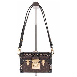 Louis Vuitton Tasche "Petite Malle" aus Monogramm-Canvas Braun