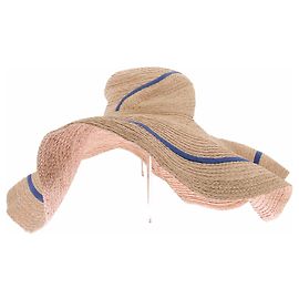 Autre Marque Strohhut LEINNÉ Beige Baumwolle Größe M Beige