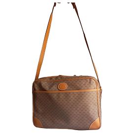 Mala de viagem Gucci GG Supreme Monogram marrom e couro Marrom