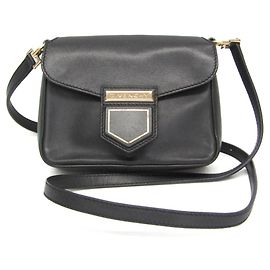 Borsa a tracolla in pelle da donna Givenchy Nobile Nero
