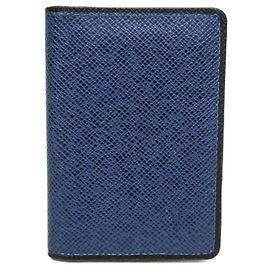 Louis Vuitton Taiga Pocket Organizer M30551 Blu