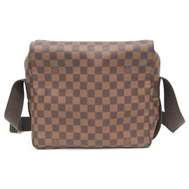 Louis Vuitton Damier Naviglio N45255 Men's Shoulder Bag Brown