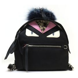 Fendi Monster Backpack Black