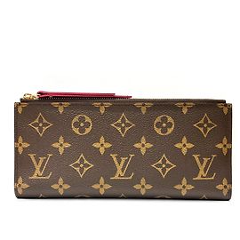 Cartera Adele Monogram Louis Vuitton Castaño Roja