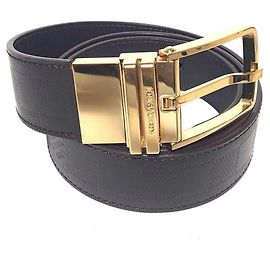 Cintura reversibile Louis Vuitton Damier Infini Marrone
