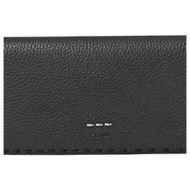 Fendi Selleria Long Wallet Black