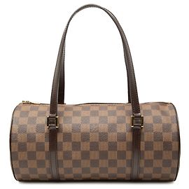 Louis Vuitton Marron Damier Ebene Papillon 30 Marron