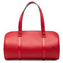 Louis Vuitton Vermelho Epi Soufflot Vermelho