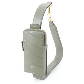 Tracolla Fendi Accessorio per borsa Verde Cachi