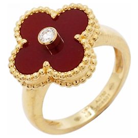 Anillo Alhambra Van Cleef & Arpels Roja