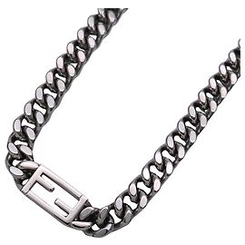 Fendi Halskette aus Silbermetall Silber