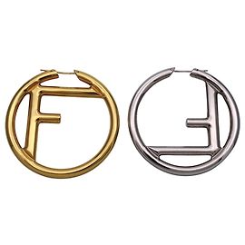 Orecchini a lobo Fendi da donna Argento D'oro