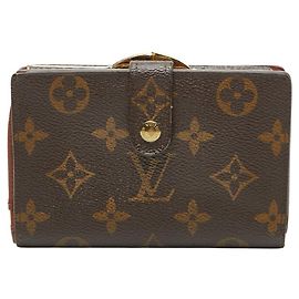 Louis Vuitton Monogram Portefeuille Viennois Bi-fold Wallet Brown