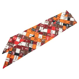 Hermès Sciarpa Hermes Twilly Bolduc Multicolore