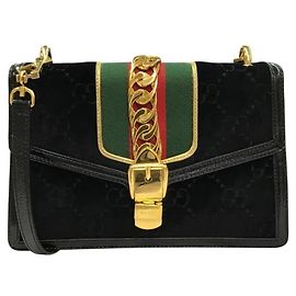 Borsa a Spalla Gucci Sylvie Nero
