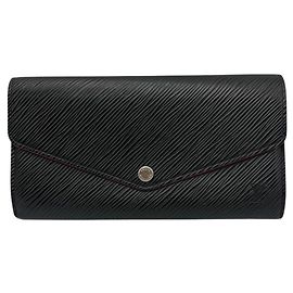 Cartera larga Sarah Epi Louis Vuitton Negro Rosa