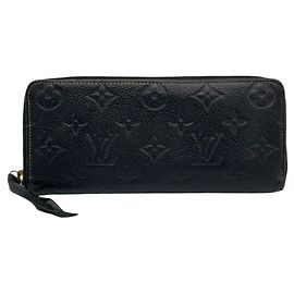 Long portefeuille Louis Vuitton Monogram Empreinte Noir