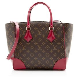 Borsa Louis Vuitton Monogram Canvas Phenix MM Marrone