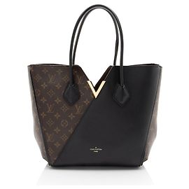 Louis Vuitton Monogram Canvas Kimono Tote Schwarz