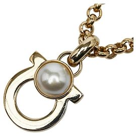 Collier Salvatore Ferragamo Gancini Doré