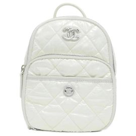 Chanel AS4366 Backpack White
