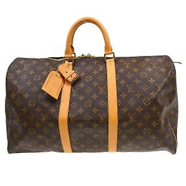 Louis Vuitton Keepall Monogram Canvas 50 Marron
