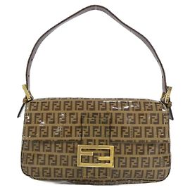 Borsa a tracolla Fendi Baguette 26424 Marrone