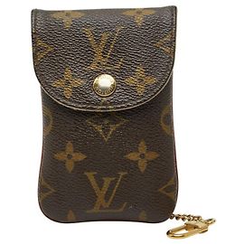 Custodia per telefono Louis Vuitton Monogram Etui Telephone MM Marrone