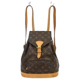Louis Vuitton Vintage Montsouris Monogram Canvas MM Marrom