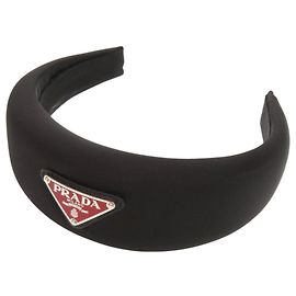 Serre-tête Alice en nylon noir Prada Noir