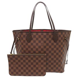 Bolsa Louis Vuitton Neverfull MM Fuschia Damier ebene