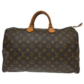 Louis Vuitton Speedy Monogram Canvas 40 Marron