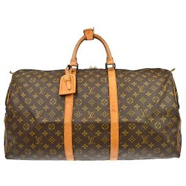 Louis Vuitton Keepall Monogram Canvas 55 Marrom