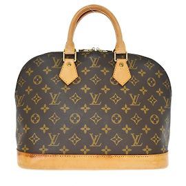 Louis Vuitton Alma Monogram Canvas PM Marrone