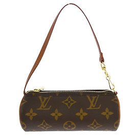 Louis Vuitton Papillon Pochette Monogram Canvas Mini Marrone