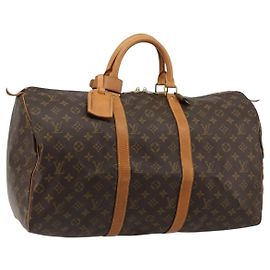 Louis Vuitton Keepall Monogram Canvas 50 Marrom