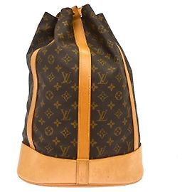 Louis Vuitton Randonnee Backpack Monogram Canvas GM Brown