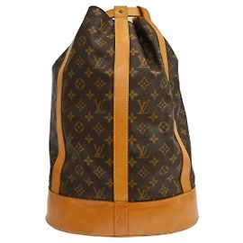 Louis Vuitton Randonnee Backpack Monogram Canvas GM Brown