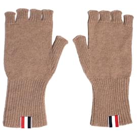 Thom Browne, luvas sem dedos marrom Marrom