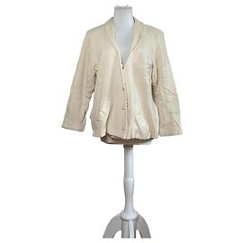 Chloé Vintage Chloe Silk Jacket Cream M Beige