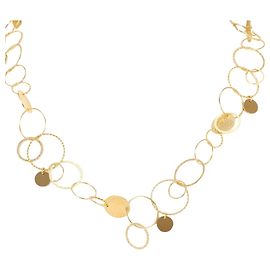 Autre Marque Collar de oro amarillo de 18K Dorado