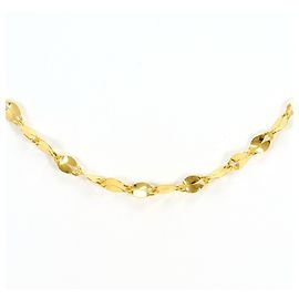 Autre Marque Collar de Oro Amarillo 24K Dorado
