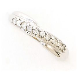 Autre Marque 18K Weißgold Diamantring Golden