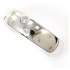 Autre Marque 18K Weißgold-Ring mit Diamant Golden