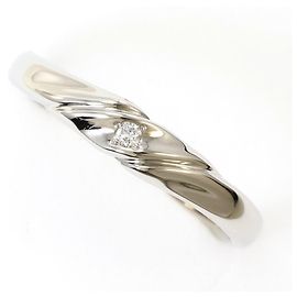 Autre Marque Anel de banda em platina PT950 com diamante Outro