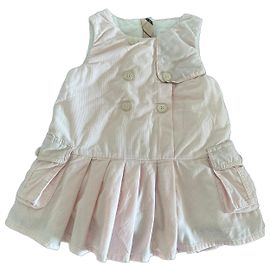 Burberry Mädchen Kleid aus rosa Cord Pink