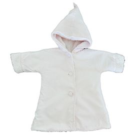Chaqueta Baby Dior de algodón rosa para bebé con capucha Rosa