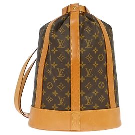 Louis Vuitton Randonnee Backpack Monogram Canvas PM Brown